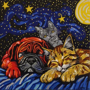 Galaxiegefährten: Sternwunder Der Tiere - Entspannende Musik für Hunde