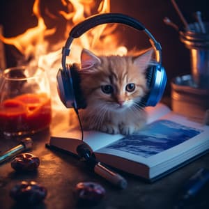 Feline Binaural Fire: Soft Glow Harmonies - Epic Binaural Collective