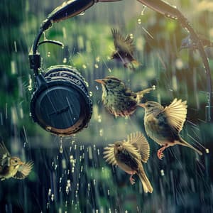 Binaural Rain Melodies: Birds in Nature's Harmony - 92 88 Hz - Soundtopia