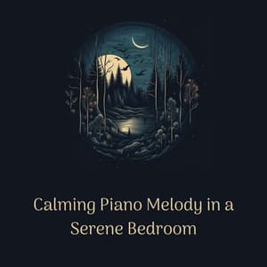 Calming Piano Melody in a Serene Bedroom - Night Ambience Lovers