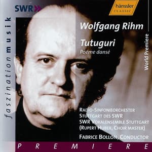 Rihm: Tutuguri: Der Ritus Der Schwarzen Sonne - Wolfgang Rihm