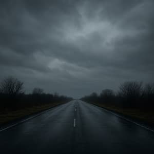 12am Ambient: Grey Skies and Gentle Hours - Meditation Rain Sounds