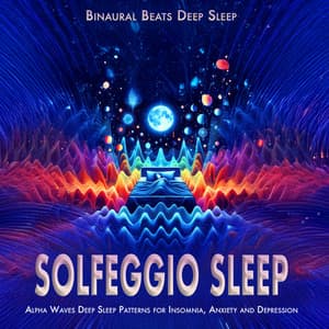 Solfeggio Sleep: Alpha Waves Deep Sleep Patterns for Insomnia, Anxiety and Depression - Alpha Brain Waves