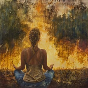 Círculos De Fuego Binaurales: Ecos De Calidez - Declaración binaural