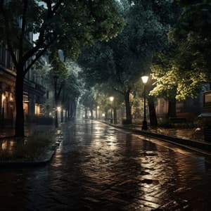 Rain Relaxation: Serene Drizzle Harmony - Soft Background Music