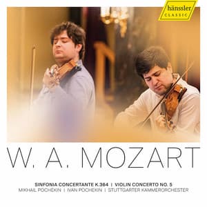 Mozart: Violin Concerto No. 5, K. 219 & Sinfonia Concertante, K. 364 - Wolfgang Amadeus Mozart