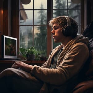 Armonía Del Estudio Académico: Relajación Binaural Con Lluvia Ambiental - Océano