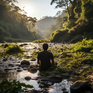 Armonía Junto Al Arroyo: Relajación Con El Canto Del Agua - Sonidos de la naturaleza desconectados