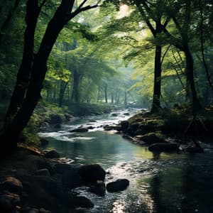 Rippling Yoga: Tranquil Water Sounds for Focus - Happy Yoga Music