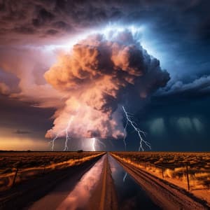 Meditation in Thunder's Embrace: Powerful Calm - Peaceful Music
