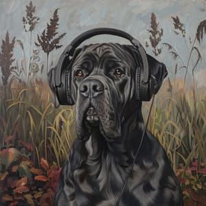 Dogs' Rhythmic Retreat: Calming Tunes - Music For Dogs With Anxiety