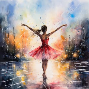 Melodic Rain Dance: Serene Waters Melodies - Natural Dream Makers