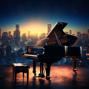 Jazz Piano Music: Twilight Harmonies - French Café Jazz