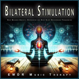 Bilateral Stimulation: Help Balance Anxiety, Depression and Deep Sleep Background Frequencies - EMDR Music Therapy