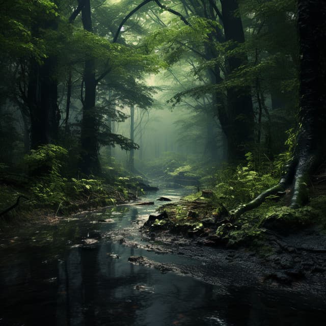 Reflective Rain: Mindful Meditation Sounds - Night FX