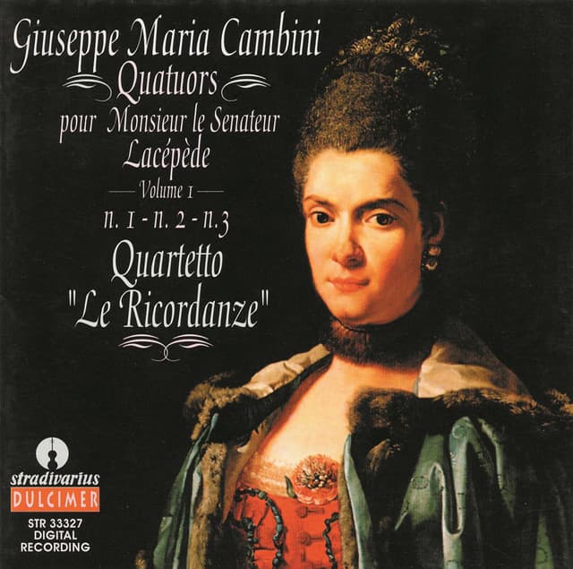 Cambini: Quartets for Monsieur Lacépède, Vol. 1 - Giuseppe Maria Cambini