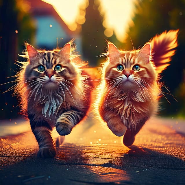 Soft Lofi Melodies for Cats' Evening Serenity - Binaural Sleepy Beats