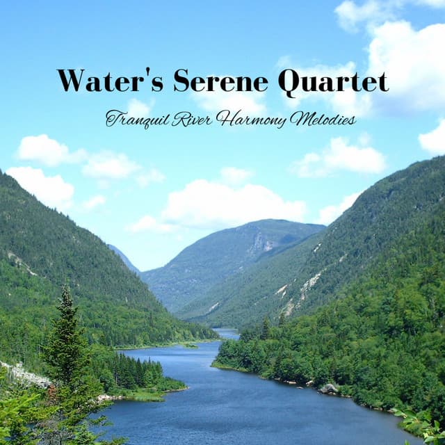 Water's Serene Quartet: Tranquil River Harmony Melodies - Soothing Sounds