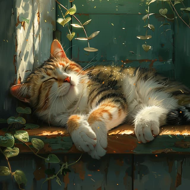 Ronroneo Dichoso: Ambiente Tranquilo De Relajación Para Gatos - Atrapar el sueño
