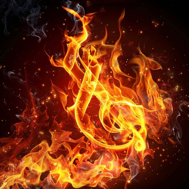 Music on Fire: Rhythmic Blaze - Binaural Beats Deep Sleep