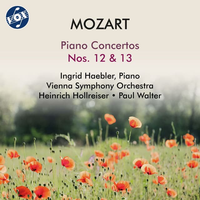 Mozart: Piano Concerto No. 12 in A Major, K. 414 & Piano Concerto No. 13 in C Major, K. 415 - Wolfgang Amadeus Mozart