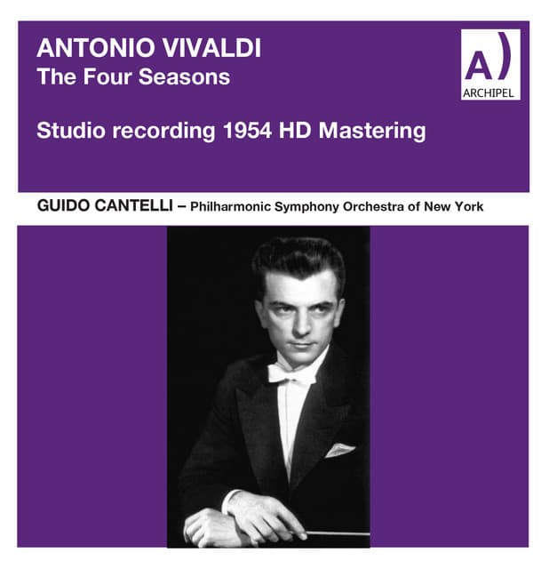 Guido Cantelli conducts Vivaldi Four seasons the famous Studio recording in Hd Mastering - Antonio Vivaldi