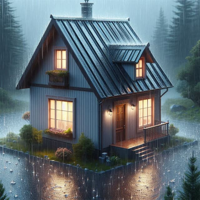 Rain Noise on Sheet Metal Roofs - South Noon