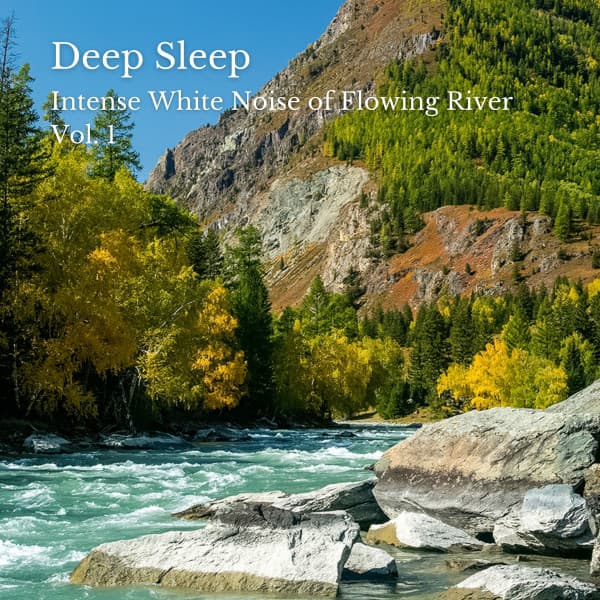 Deep Sleep: Intense White Noise of Flowing River Vol. 1 - White Noise Baby Sleep Music