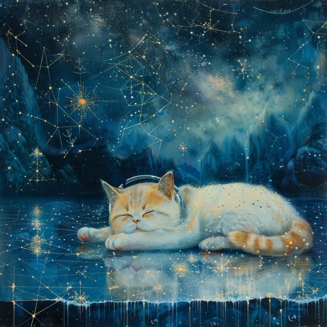 Companheiros Cósmicos: Felinos de Olhos Estrelados - Música para dormir Gatos