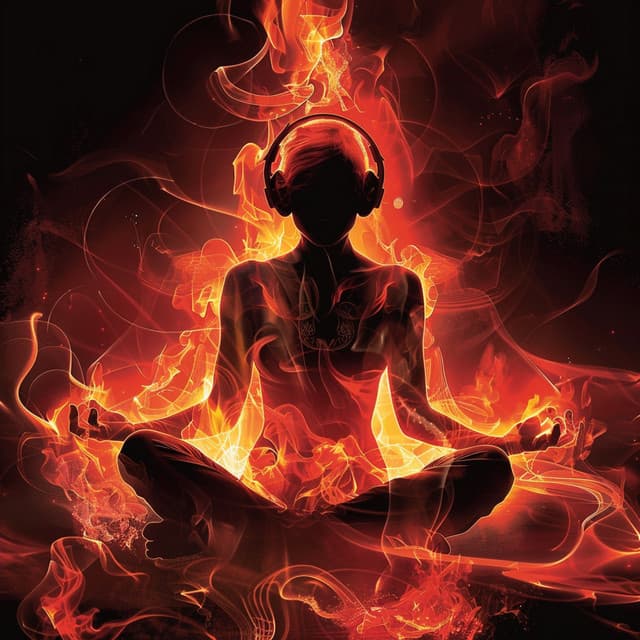 Fire Meditation Symphony: Music for Mindful Calm - Medi Rela
