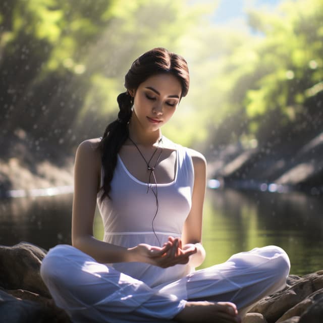 Sonic Stream: Ambient Yoga Water Symphony - Pixeo