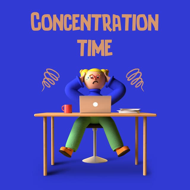 Stressful Day At Work - Concentration