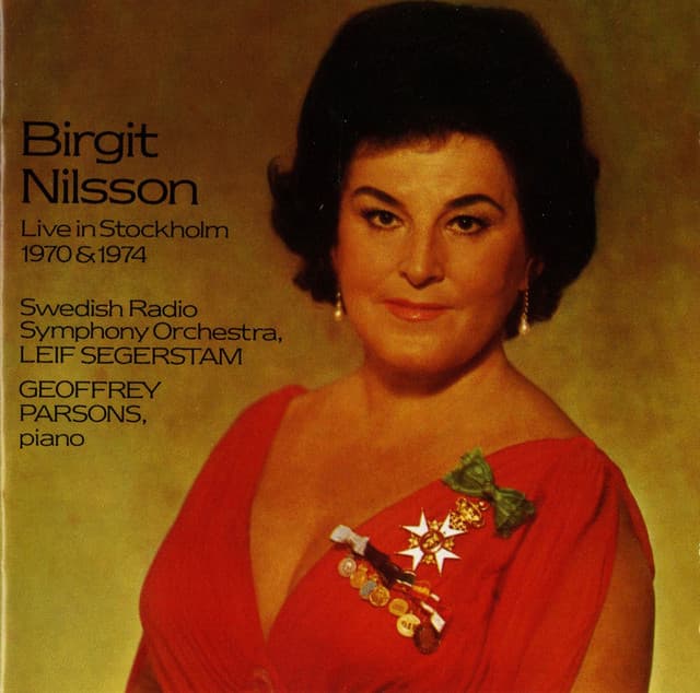 Birgit Nilsson Live in Stockholm - Birgit Nilsson