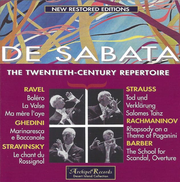Victor de Sabata the 20th Century Repertoire - New York Philharmonic