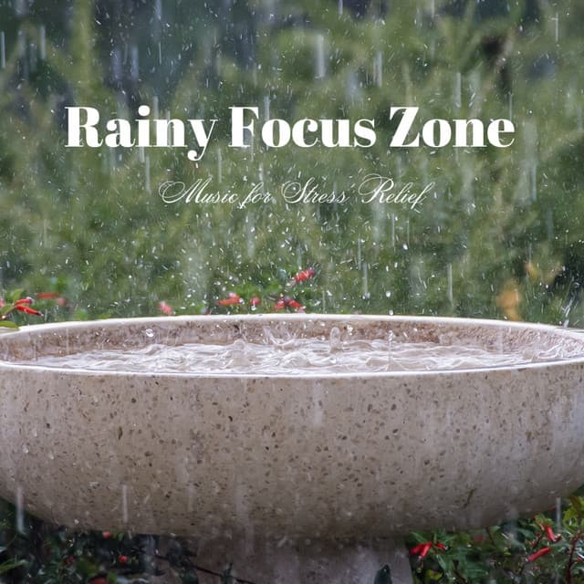 Rainy Focus Zone: Music for Stress Relief - Rain - Spring Shower