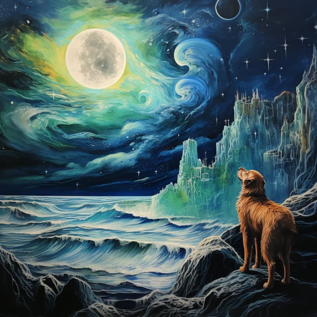Harmonic Canine Melodies: Ocean Ripples' Musical Journey - Calming for Dogs