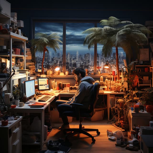 Oasis De Trabajo: Ondas Theta, Lluvia - Música de Ondas Cerebrales Alfa