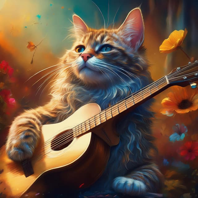 Guitar Music for Cats: Calm Strums and Harmony - Ultimate Calm Music