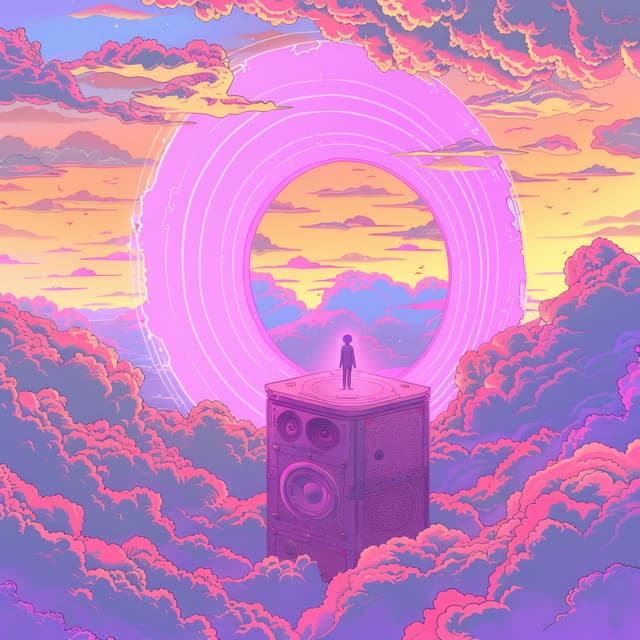 Chromatische Traumlandschaft: Durchstreifen der rosa Weite des Traumlandes - Weißen Rauschens