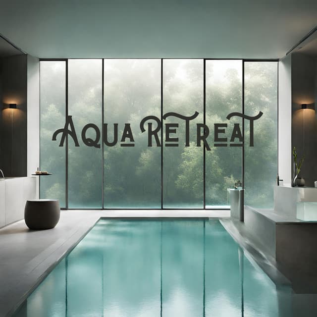 Aqua Retreat: Hydrotherapy Harmonies, Soft Flow - Stress Relief Calm Oasis