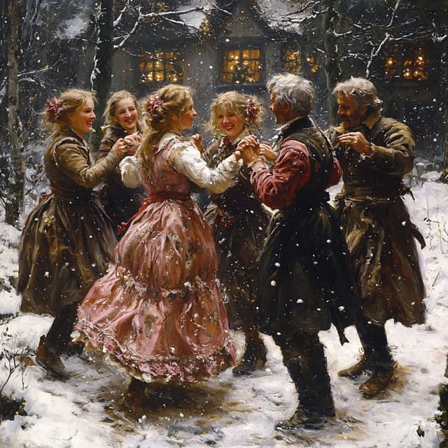 Dorfbewohner Tanzen Am Weihnachtstag - Choralbeatpeople