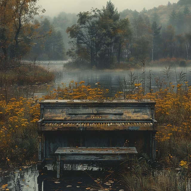 Escapes Rítmicos: Armonía De La Música De Piano - Piano y lluvia