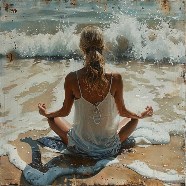 Retiro De Relajación: Escape A Un Paisaje Costero Tranquilo Con Sonidos Del Océano - Cafeteria Musica de lujo