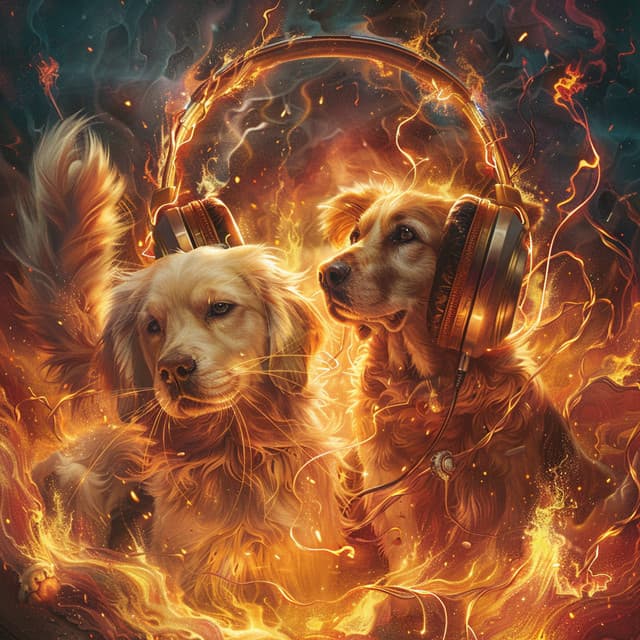 Warm Hearth Pets: Soothing Fire Music for Animals - Calming Music For Pets