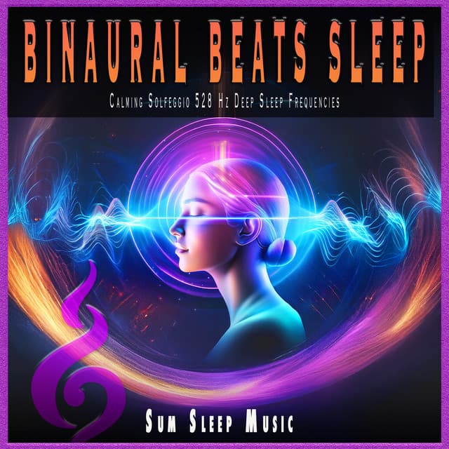 Binaural Beats Sleep: Calming Solfeggio 528 Hz Deep Sleep Frequencies - Sum Sleep Music