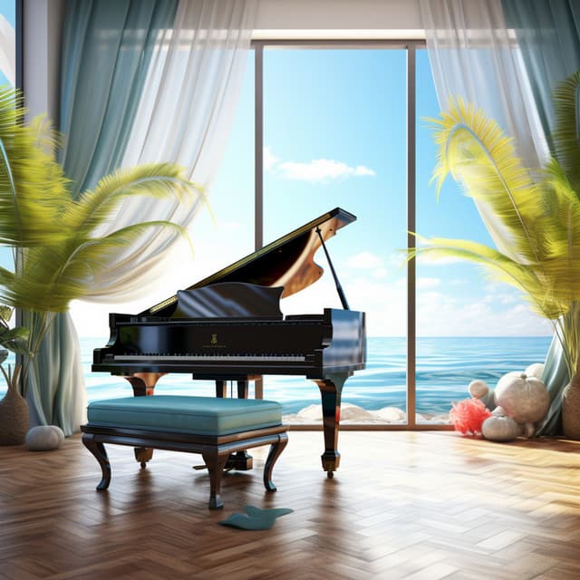 Relaxation Piano: Gentle Waves Tune - Chillout Lounge Piano
