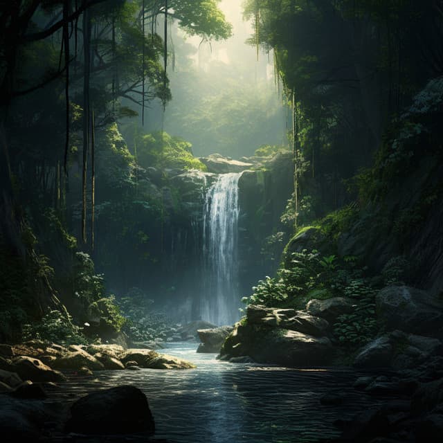 Mountain Stream Harmony: Nature's Embrace - Stereo Outdoor Sampling