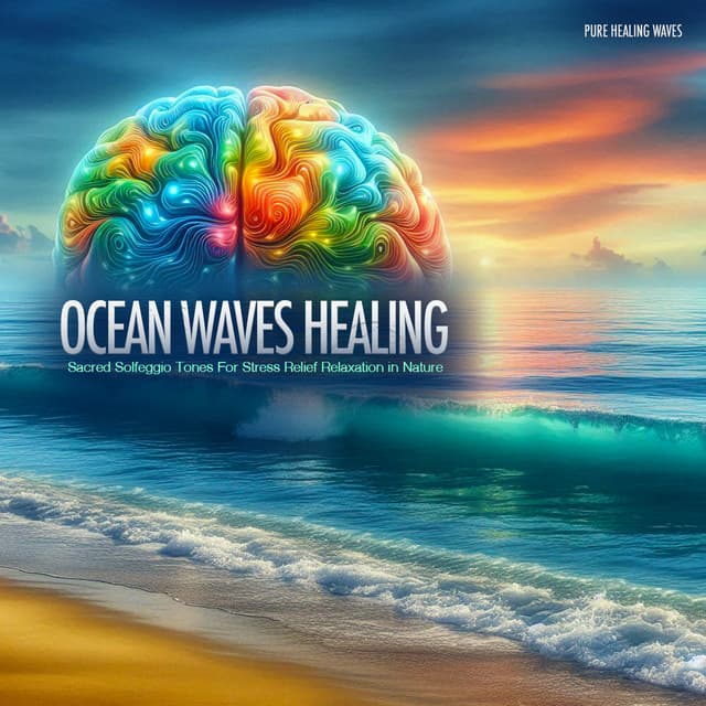Ocean Waves Healing - Sacred Solfeggio Tones For Stress Relief Relaxation in Nature - Pure Healing Waves