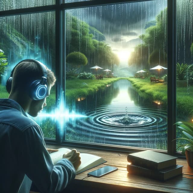 Rainy Concentration: Binaural Focus Frequencies - Jupiter Sorrow