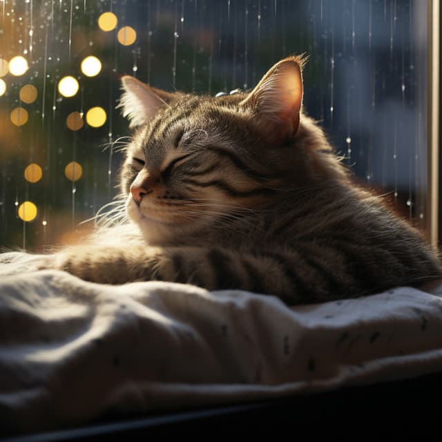 Bigotes Y Lluvia: Serenidad Felina - Naturaleza Ruido